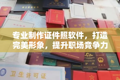 徽县专业制作证件照软件，打造完美形象，提升职场竞争力
